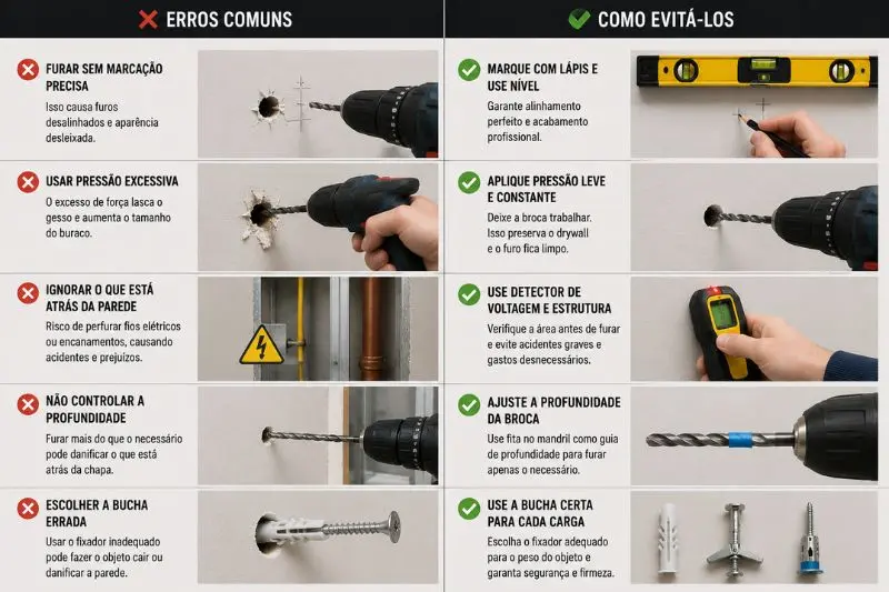 Erros comuns e como evitá-los